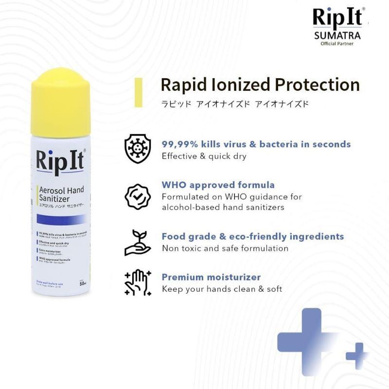 Jual Rip it hand sanitizer disinfectant 50ml (bisa sterilkan apapun ...