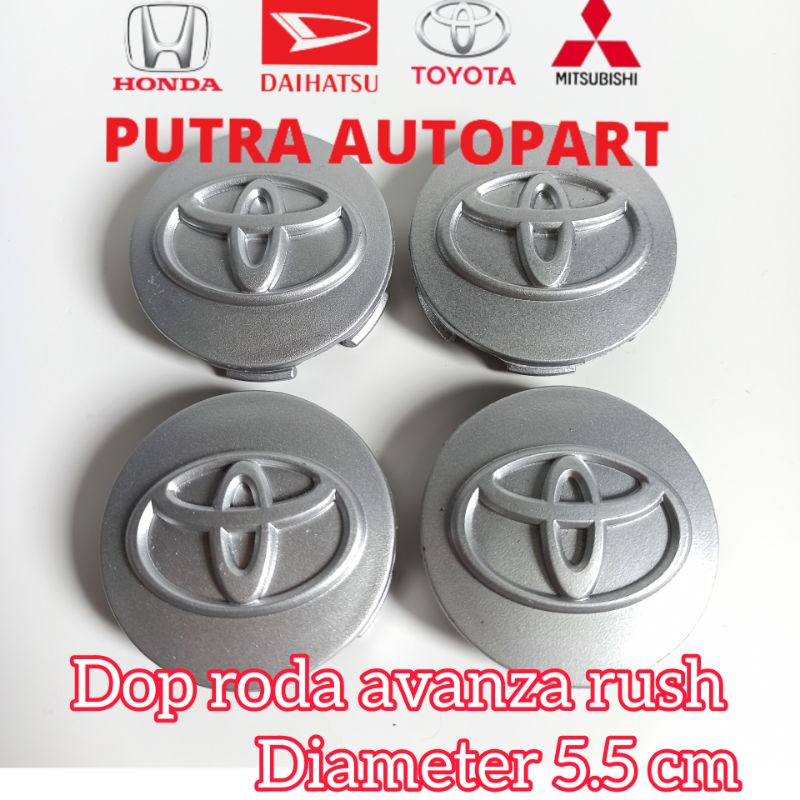 Jual dop roda / tutup pelek avanza rush diameter 5,5 | Shopee Indonesia