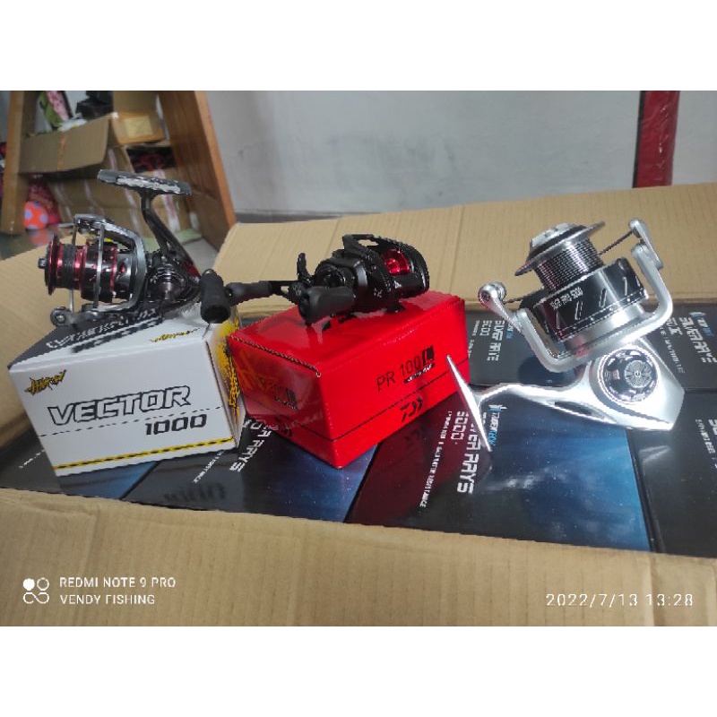 Jual PROMO REEL POWER HANDLE TRIDENTECH SILVER RAYS 5000 dan 3500 ...