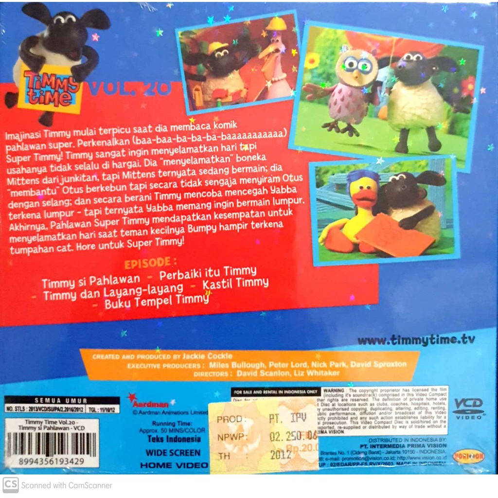 Jual Timmy's Time Volume 20: Timmy The Hero | VCD Original | Shopee ...