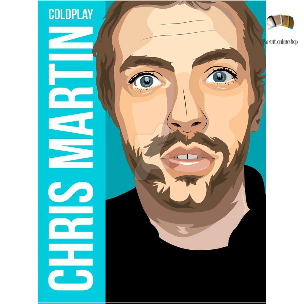 Jual Hiasan Dinding dekorasi musik Chris Martin Coldplay singer ...