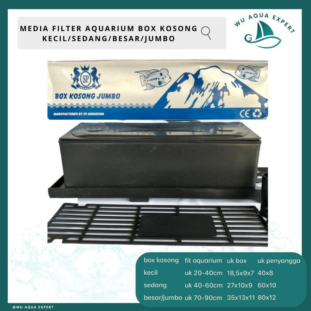 Jual Media Filter Aquarium Box Kosong Kecil, Sedang, Besar/Jumbo Kolam
