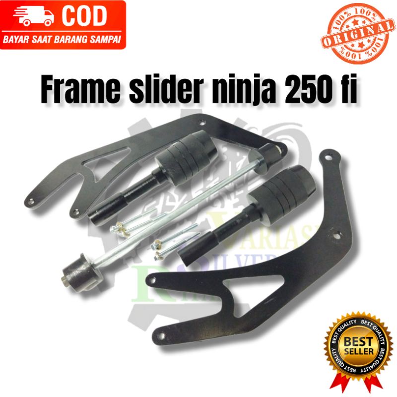 Jual Frame Slider ninja 250 fi & Frame Slider ninja 250 carbu Shopee