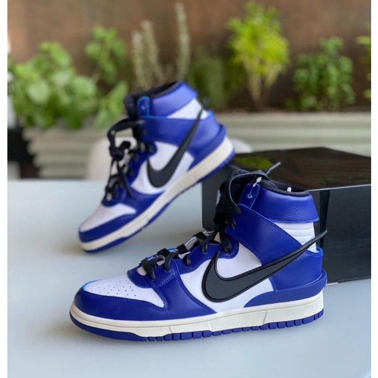 Jual AMBUSH X NIKE DUNK HIGH DEEP ROYAL PREMIUM PREMIUM | Shopee