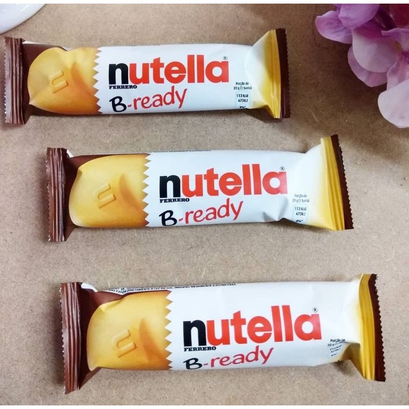 Jual Nutella B-ready 22g Fererro Wafer Filled With Hazelnut Spread ...