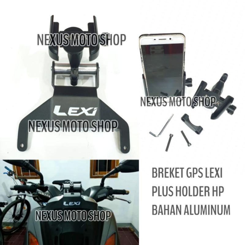 Jual Bracket Hp Lexi Breket Holder Hp Gps Lexi Breket Dudukan Gps Lexi