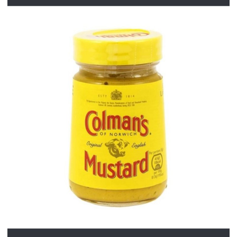 Jual colmans English mustard 170gr salad Shopee Indonesia