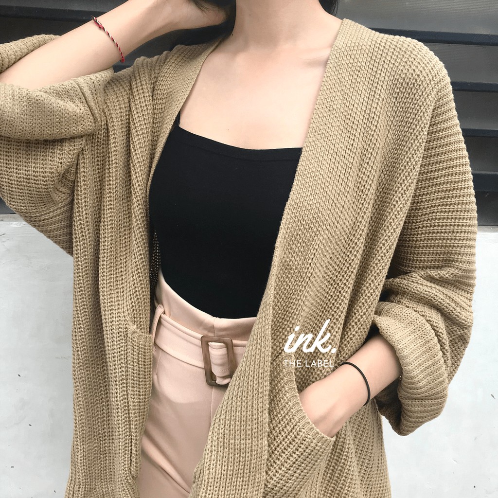 Jual Oversized Pebble Cardigan / Oversized Outer / Cardigan Rajut