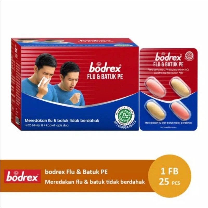 Jual Bodrex flu dan batuk tidak berdahak / Solusi Masalah flu dan batuk ...