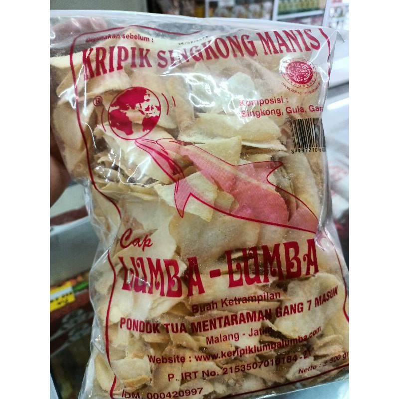 Jual Keripik Kerupuk Singkong Lumba 500g Shopee Indonesia