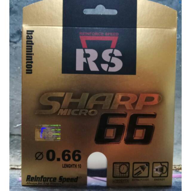 Jual Senar Raket Badminton RS Sharp micro 66 | Shopee Indonesia