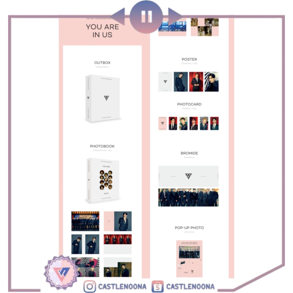 THE FACT SEVENTEEN PHOTOBOOK K-POP・アジア THE FACT SEVENTEEN