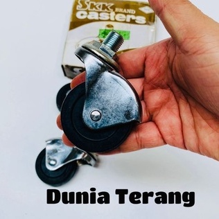 Jual 1 BIJI - Roda Karet SKK UT - Roda SKK-UT50R Gepeng Baut - Roda ...