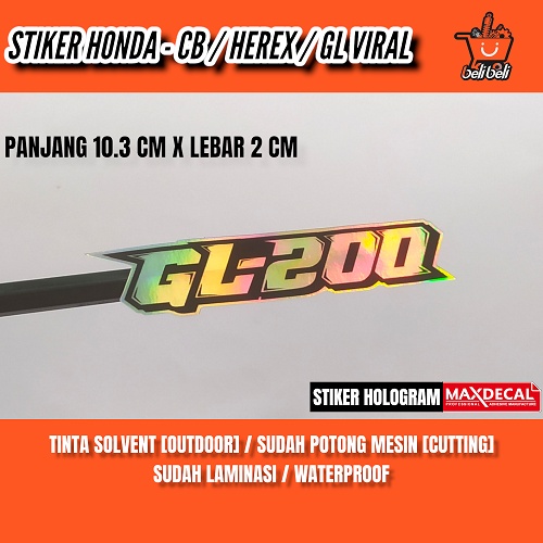 Jual Sticker Honda Herex Terbaru Sticker Gl 100 Sticker Cb Stiker