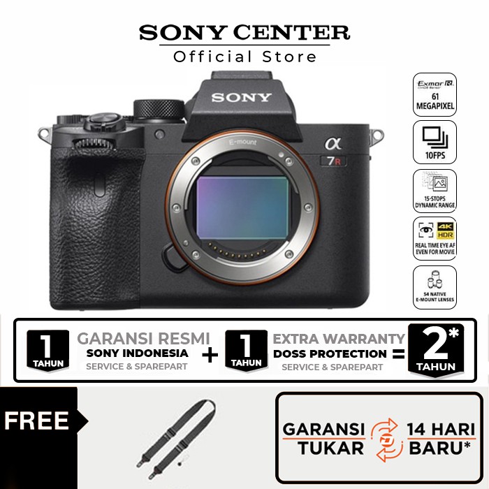 Jual SONY ALPHA A7R IV Body Only Full Frame E-Mount Camera / A7RIV ...