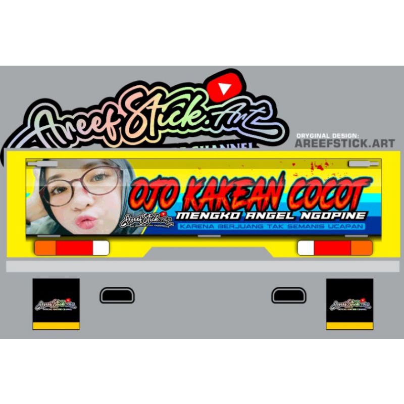 Jual Stiker Decal Pintu Belakang Pick Up Shopee Indonesia