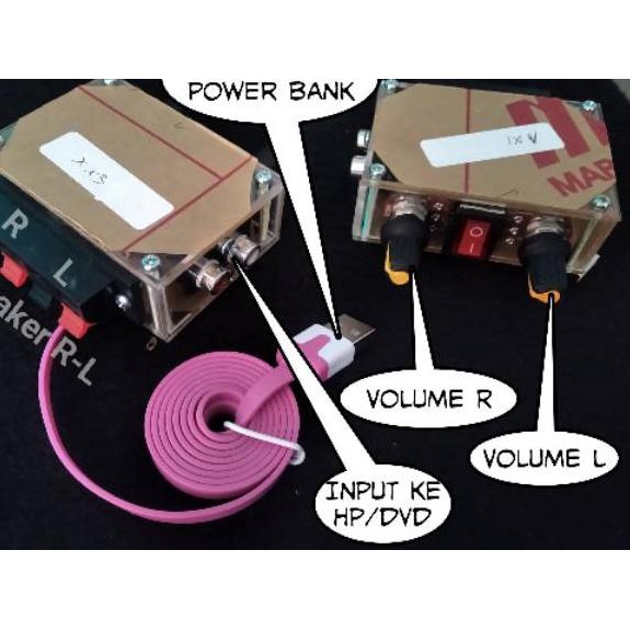 Jual Bagus Dipakai.. Amplifier BOX AKRILIC _ Power Amplifier ...