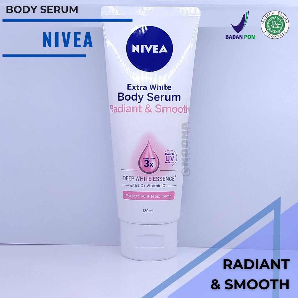 Jual Nivea Body Serum Extra White Radiant Smooth Ml Shopee