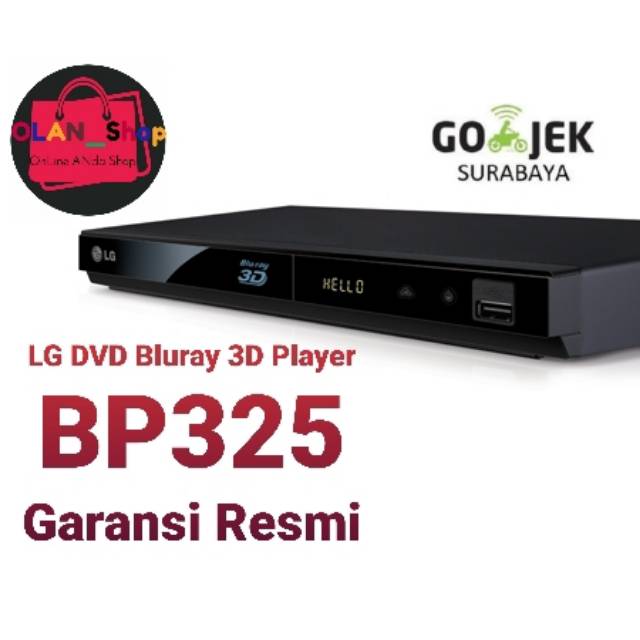 Jual LG Dvd Player BP325 Bluray 3Dimensi mini size Hdmi Usb Garansi