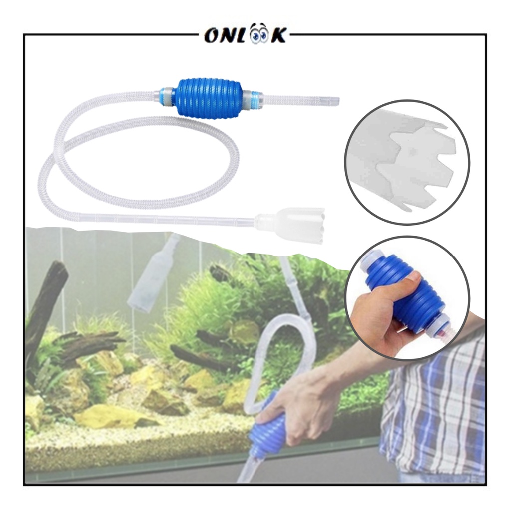 Jual Alat Penguras Air Akuarium Manual Aquarium Cleaner Pump Siphon