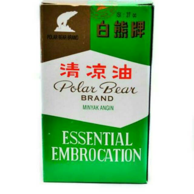 Jual Minyak Angin Polar Bear Brand Essential Embrocation 27cc | Shopee ...