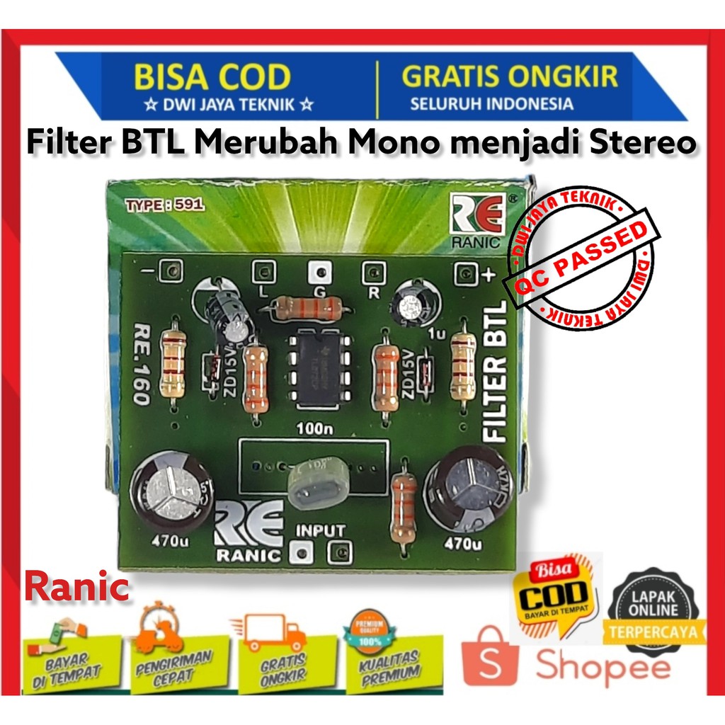Jual Kit filter btl amplifier ( 591 ) | Shopee Indonesia