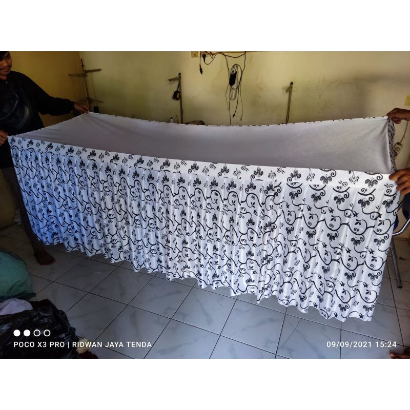 Jual Taplak Meja Prasmanan Kombinasi Batik / Cover Meja Prasmanan