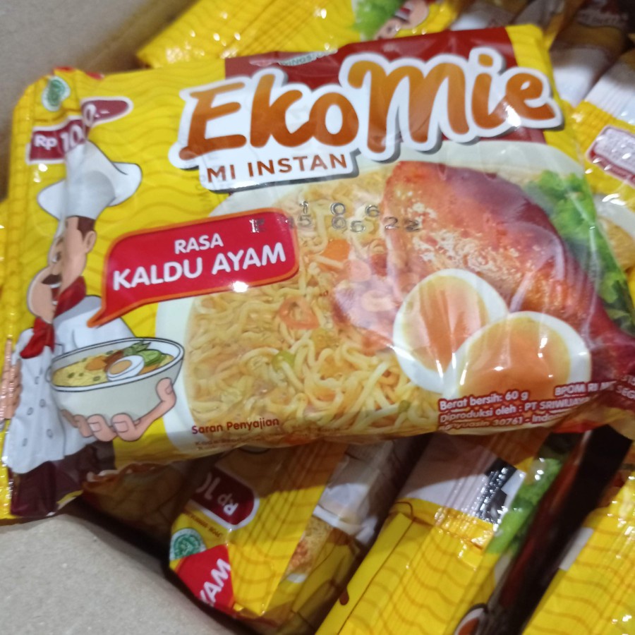 Jual Mie Instan Murah Ekomie Eko Mie Rasa Kaldu Ayam 60 Gr Shopee