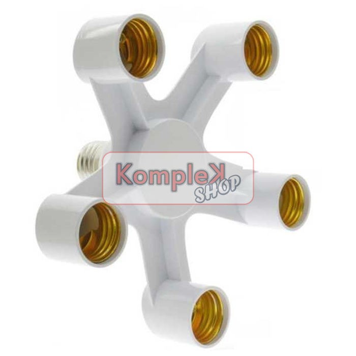 Jual Fitting Lampu Gantung 5 Cabang 5 In 1 Fitting E27 Gantung Fitting ...