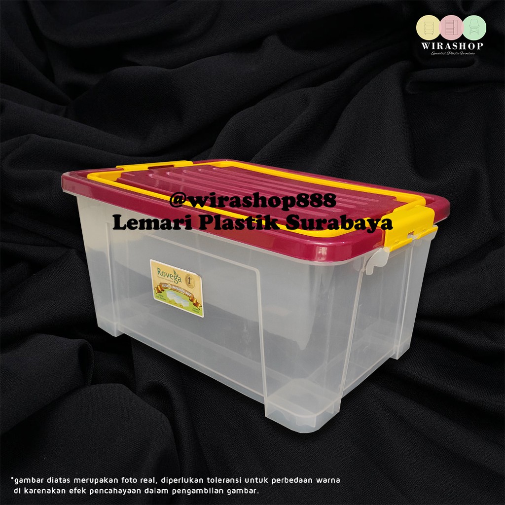 Jual Container Box Plastik Rovega 35 Liter | Shopee Indonesia