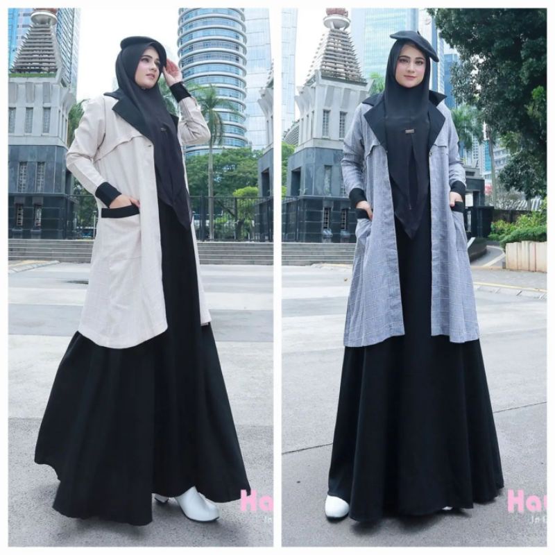 Jual TANISA CASUAL Syari by Hawwaaiwa original | Shopee Indonesia