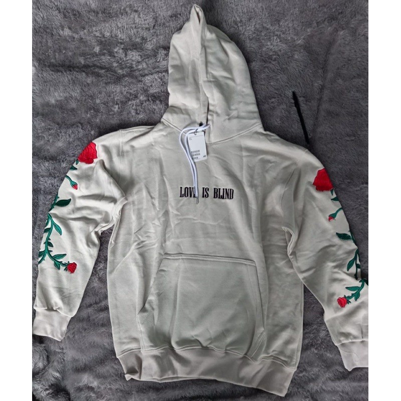 H&m love discount is blind hoodie