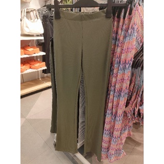 Jual H&M Ribbed jazz trousers celana highwaist