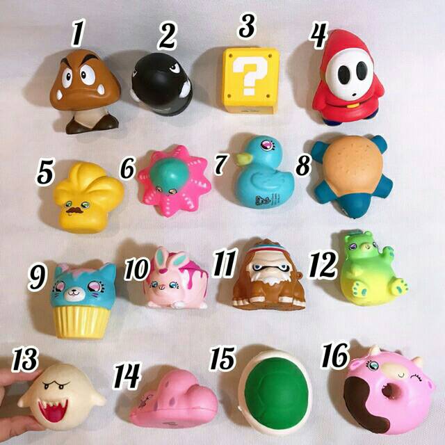 Jual SQUISHY LUCU|SQUISH DE LISH AND SUPER MARIO SQUISHY | Shopee Indonesia