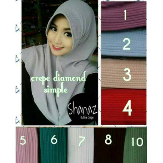 Jual Jilbab Crepe Simple Shopee Indonesia