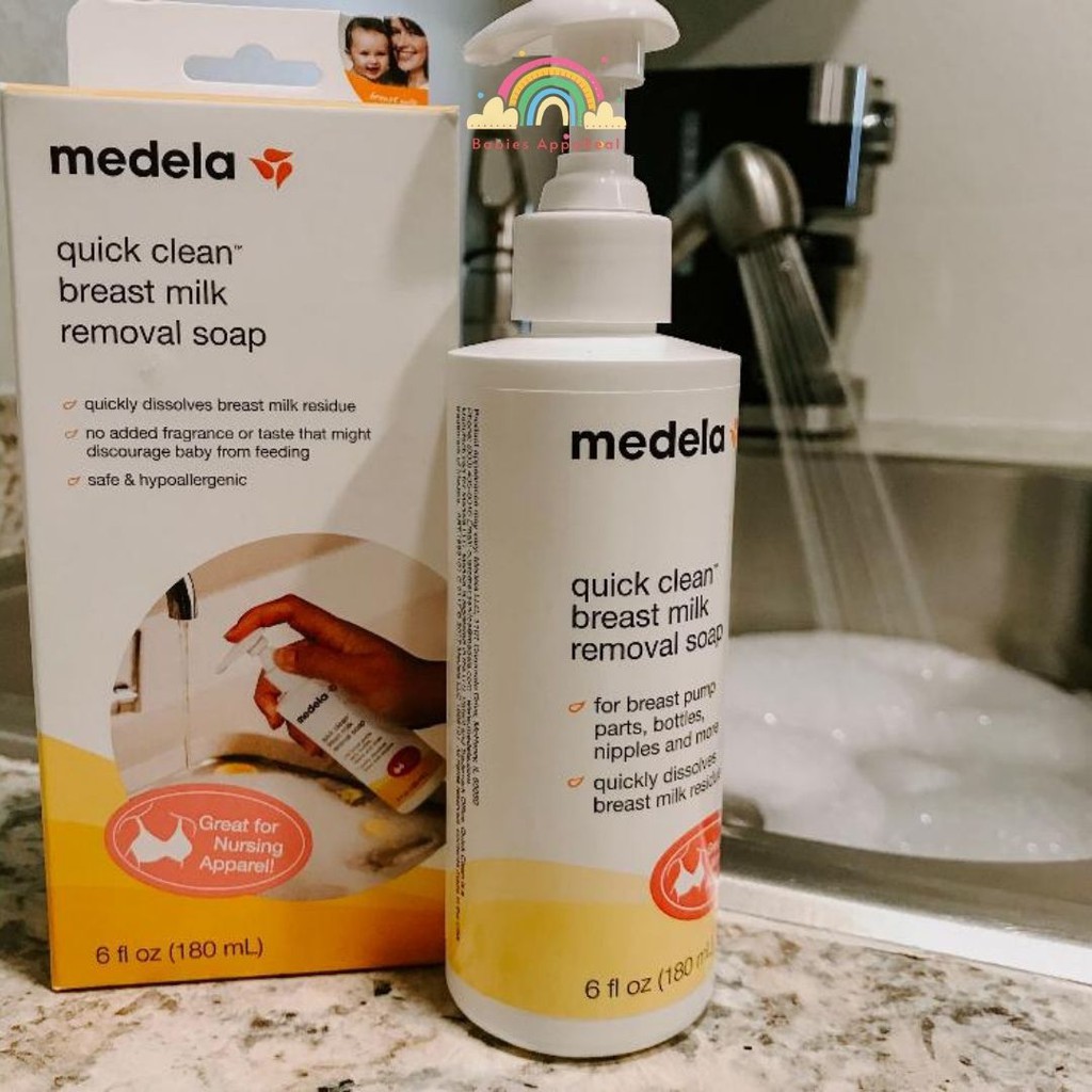 Jual Medela Quick Clean Breast Milk Removal Soap 180ml Shopee Indonesia