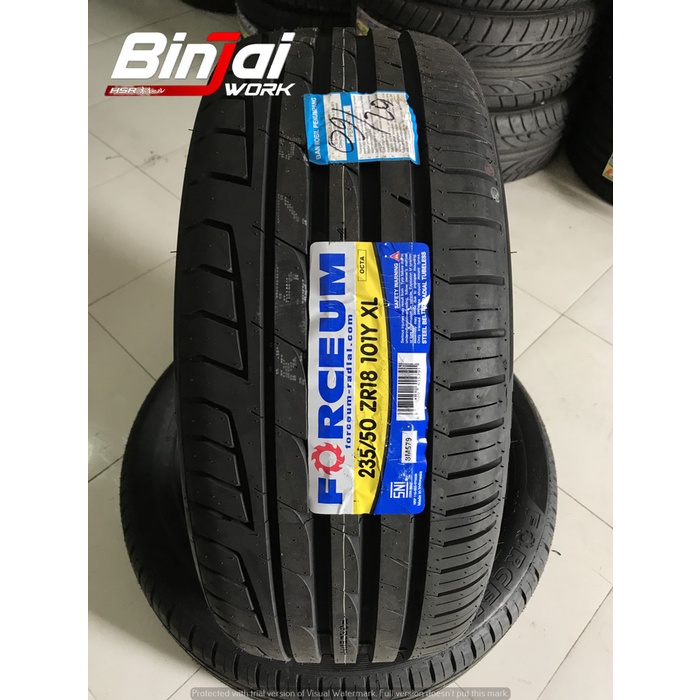 FORCEUM 235/50 ZR18 101Y XL ほど遠く Octa