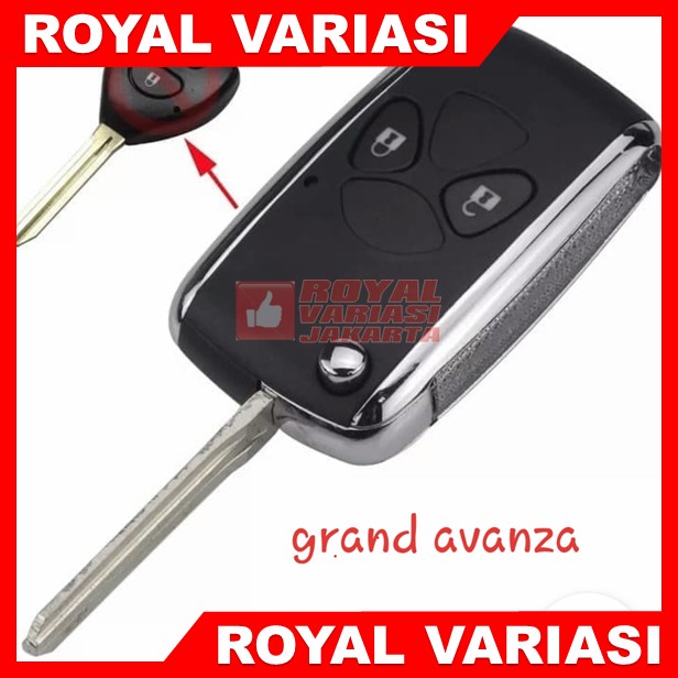 Jual Casing Remote Alarm Flipkey Grand New Avanza | Shopee Indonesia