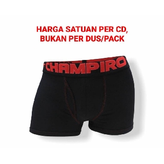 Jual (HARGA PER CD) CHAMPIRO BLACK BOXER C.0333.C -- CD CELANA DALAM ...