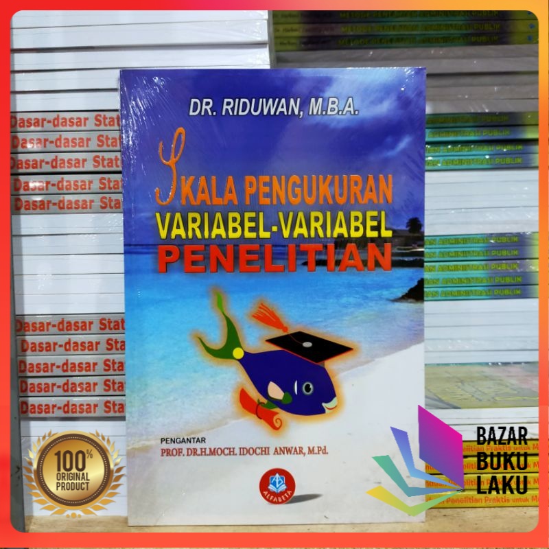 Jual Buku Penelitian Skala Pengukuran Variabel Variabel Penelitian Riduwan Shopee Indonesia