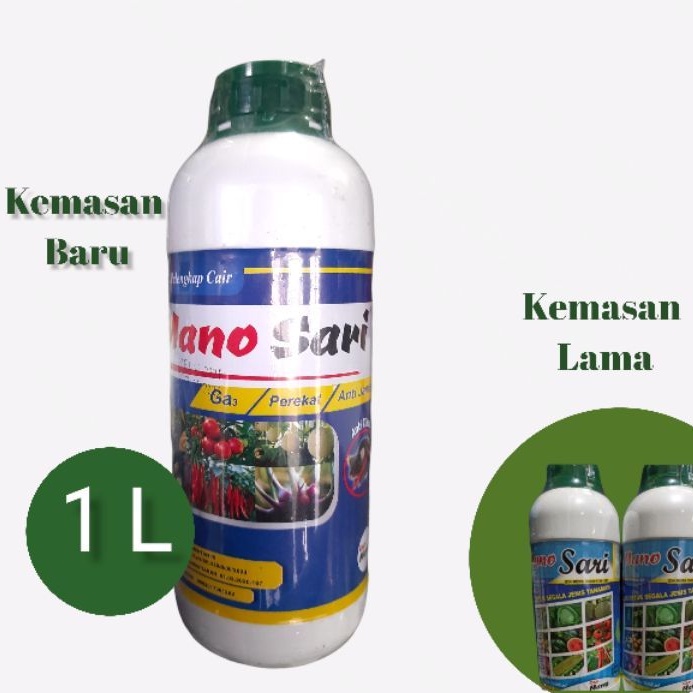 Jual Pupuk Pelengkap Cair Semua Jenis Tanaman Cap Mano Sari Daun Liter Kemasan Baru Shopee