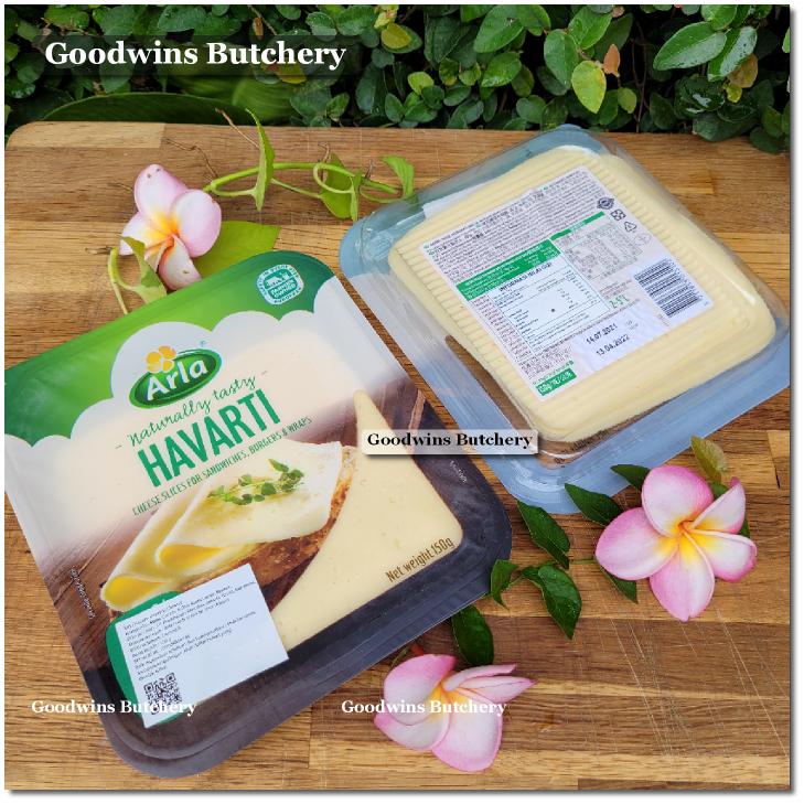 Jual ARLA Denmark Danish CHEESE keju Gouda Emmental Havarti Triangle ...