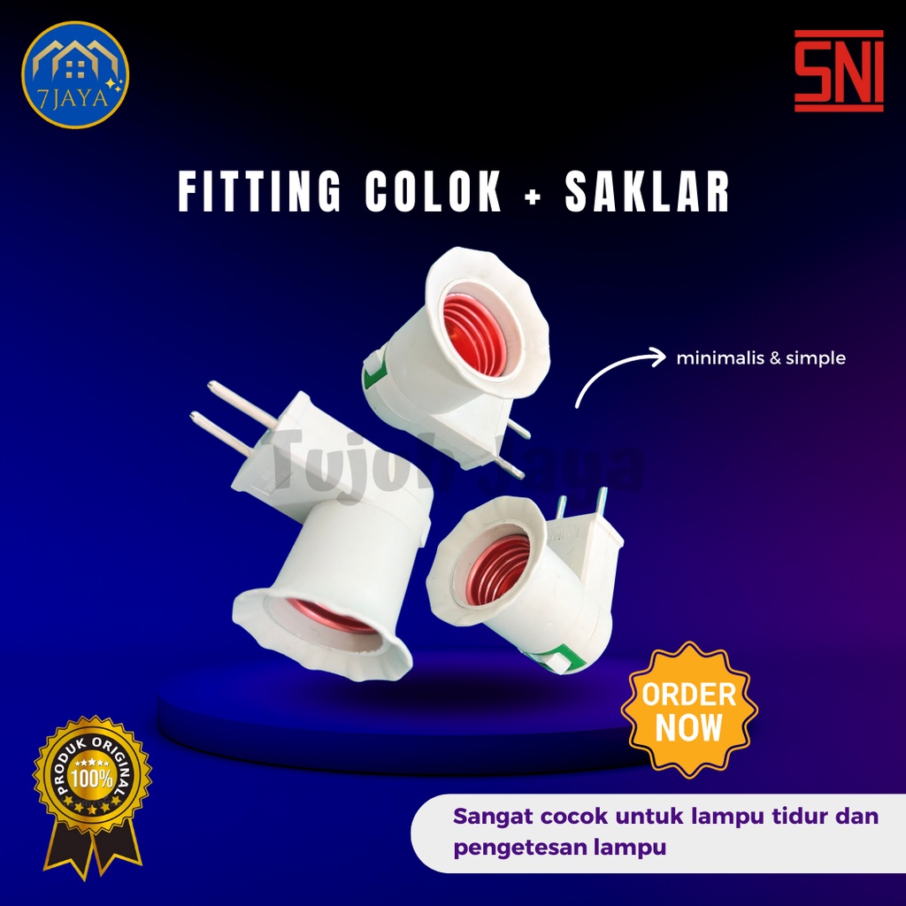Jual Fitting Colok + Saklar | Shopee Indonesia