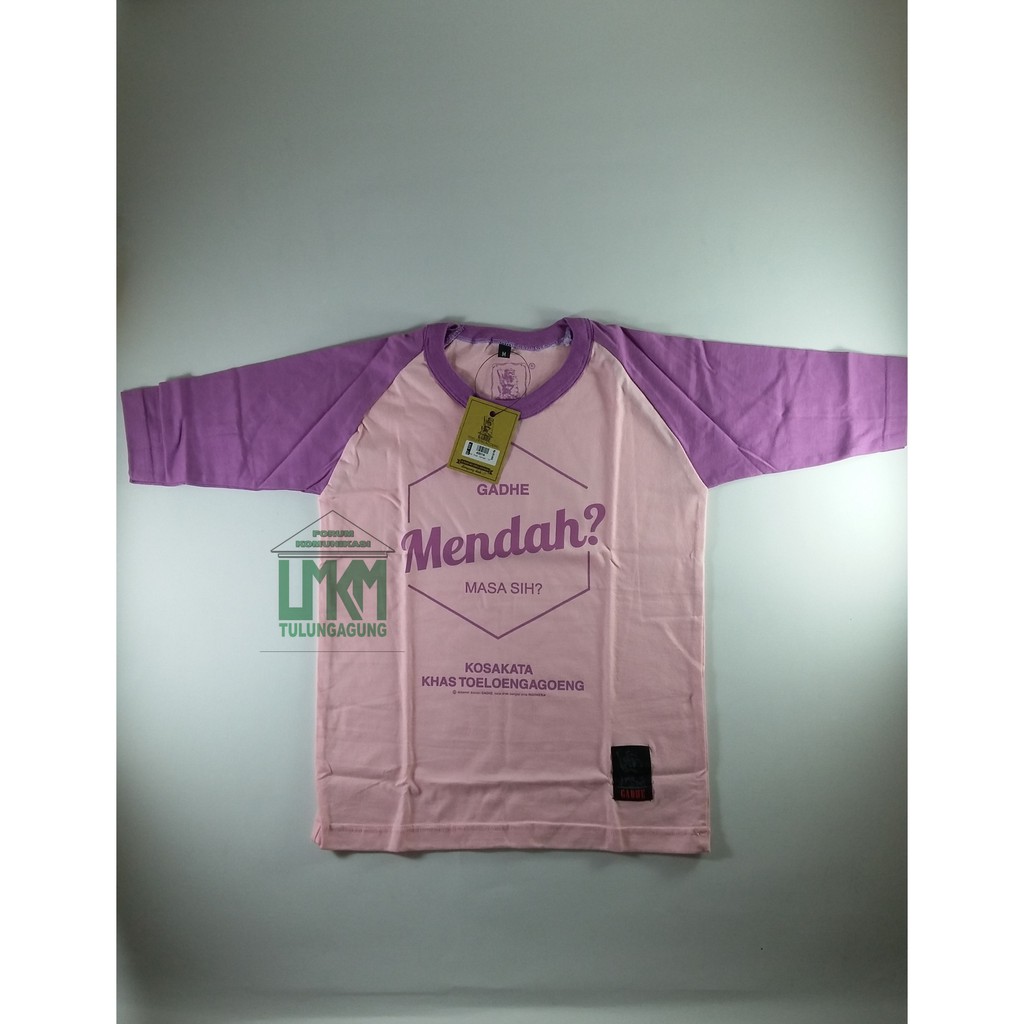 Jual Kaos Panjang Mendah / Kaos Khas Tulungagung / Oleh Oleh