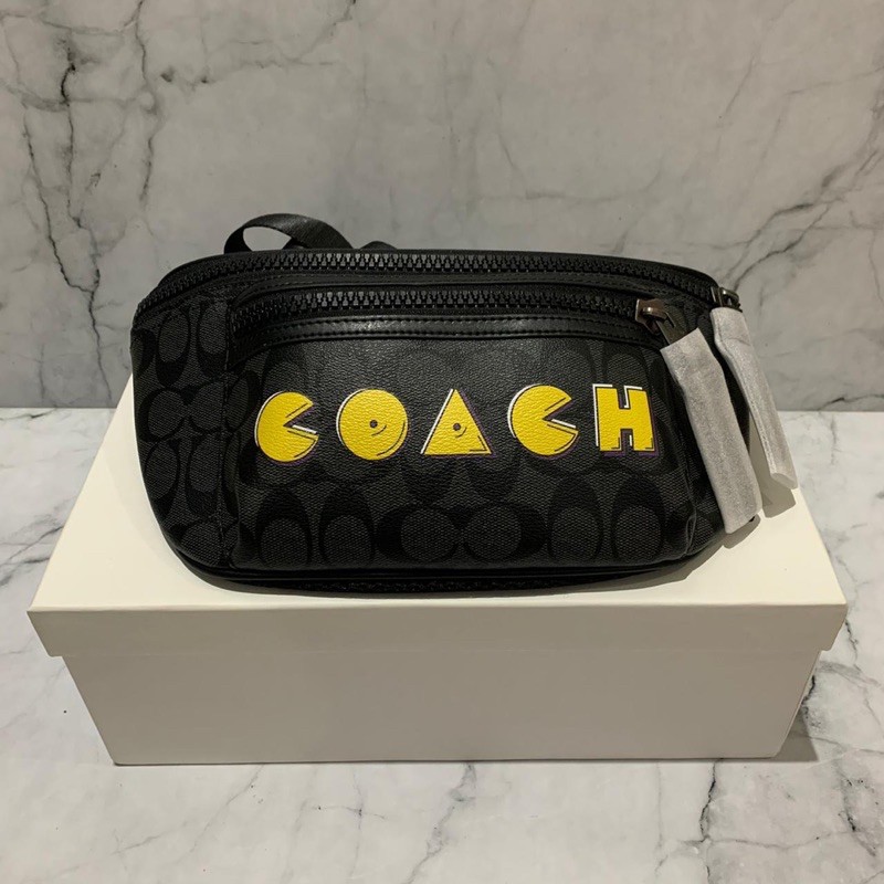 Coach waist best sale bag pacman