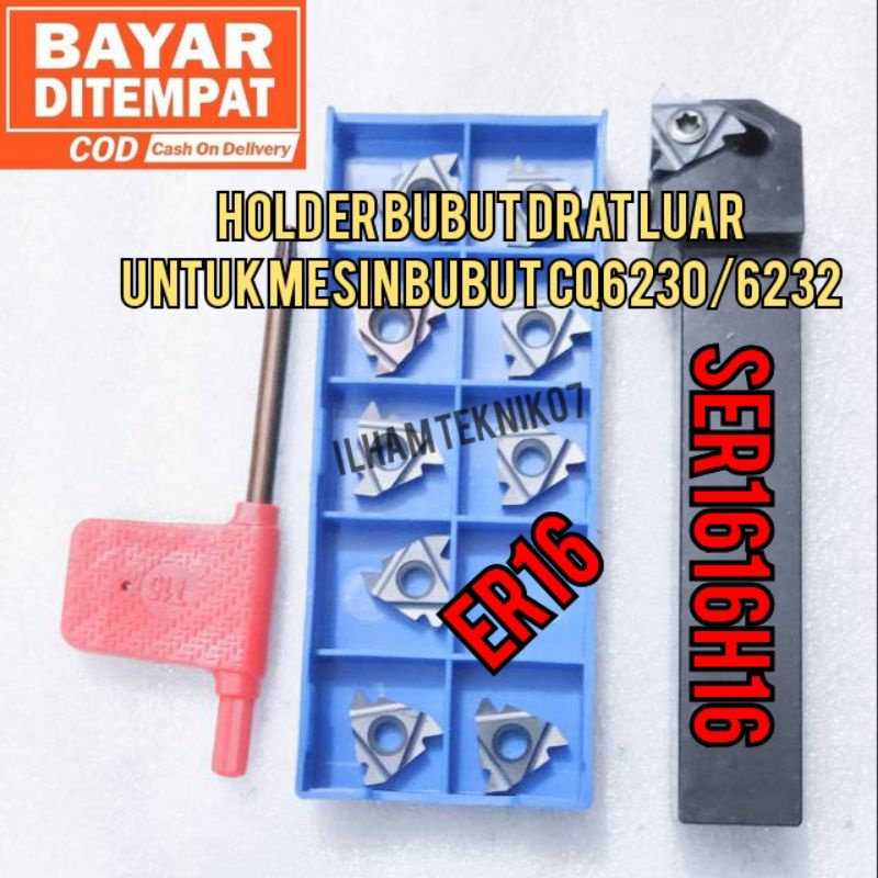 Jual Holder Bubut Drat Luar Ser H Holder Bubut Drat Luar Set