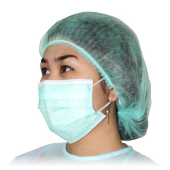 Jual Nurse Cap Topi Perawat Penutup Kepala Non Woven OneMed Box 100pcs ...