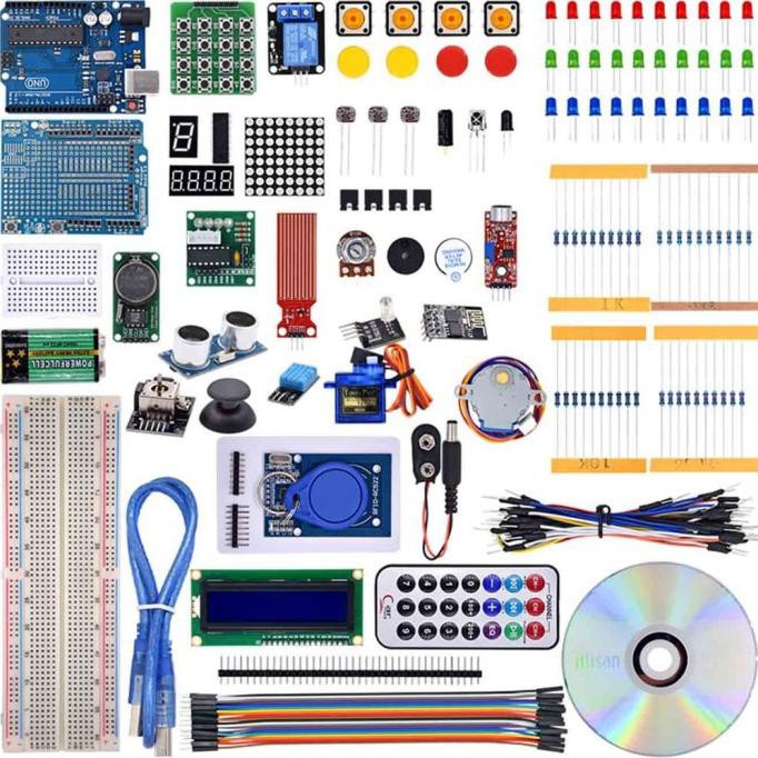 Jual Arduino Uno R3 Compatible Starter Kit Paket Rfid Free Cd Progam