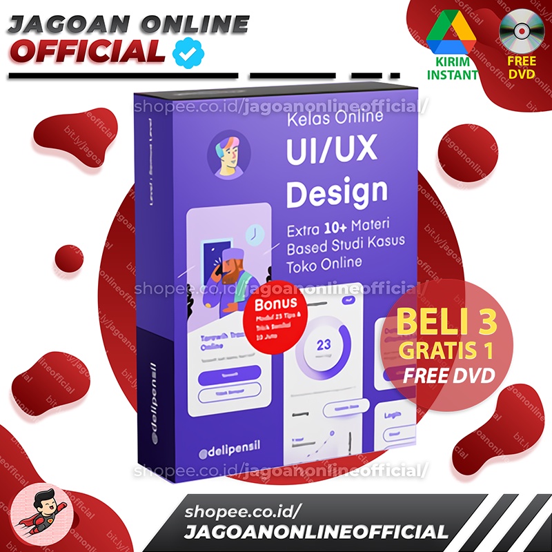 Jual [JOID] Belajar UI/UX Design | Shopee Indonesia
