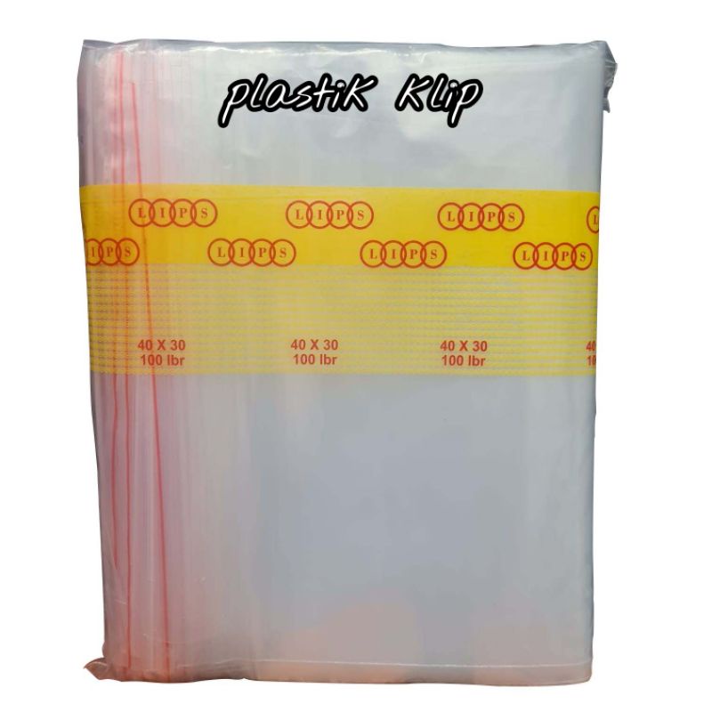 Jual Plastik Klip Zip Lock Baju Cetik Ctik 30x40 Bening 30 X 40 30cm 40cm Shopee Indonesia 6474